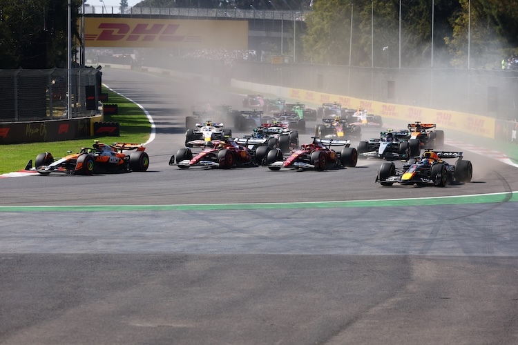 Lando Norris voran