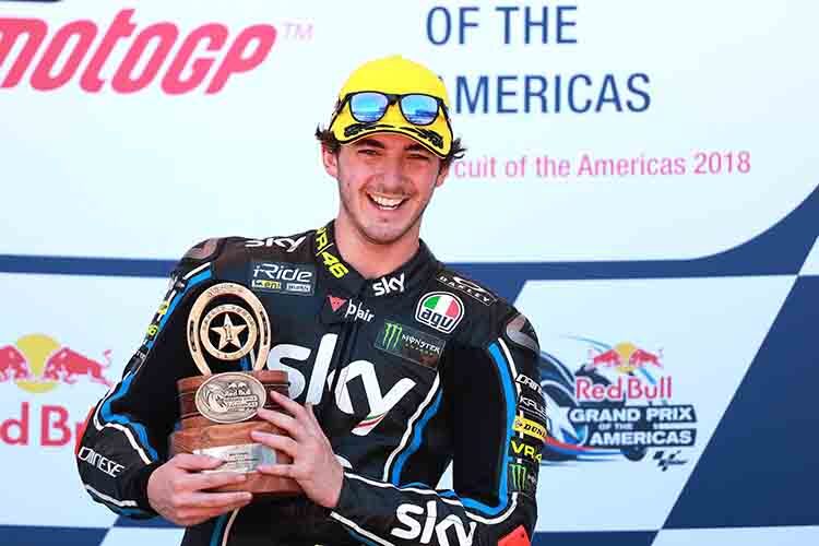 Moto2-WM-Leader Francesco Bagnaia