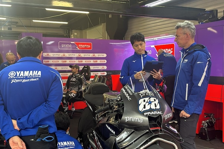 Miguel Oliveira vor seinem ersten Einsatz mit der Yamaha M1