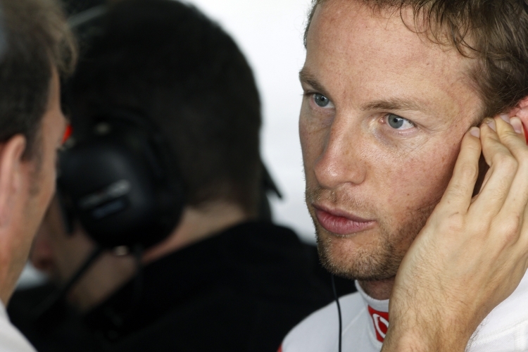 Jenson Button hatte die Konkurrenz am Freitag im Griff