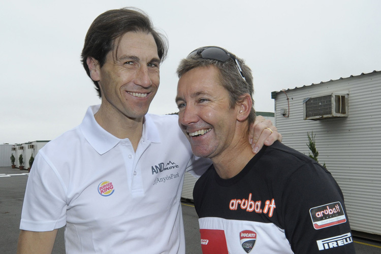 Ruben Xaus (li.) mit Troy Bayliss