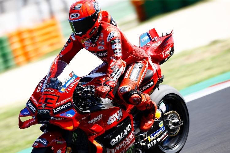 Marc Marquez testete verschiedene Schwingen und Aerodynamik-Pakete