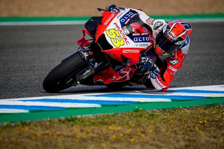 Tito Rabat in Jerez auf der Pramac Ducati