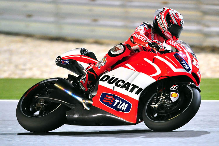 Nicky Hayden auf der Ducati