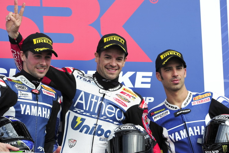 Laverty und Melandri standen in Silverstone auf dem Podium