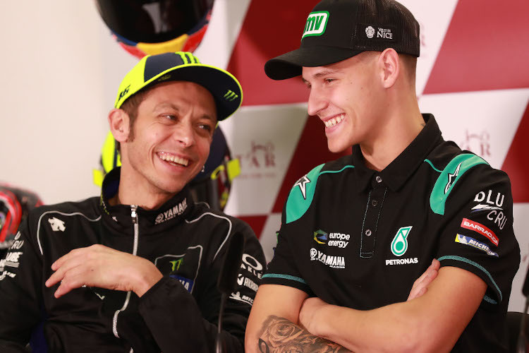 Valentino Rossi und Fabio Quartararo verstehen sich gut