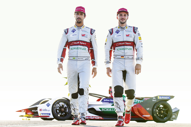 Lucas di Grassi und Daniel Abt