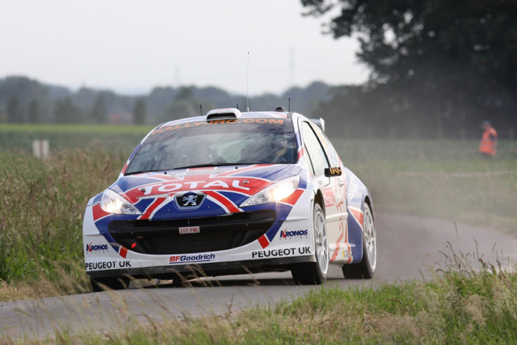 Kris Meeke bei seinem dritten Saisonsieg in Belgien