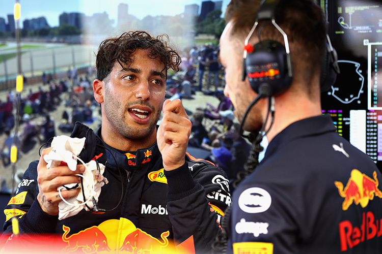 Daniel Ricciardo im Training zum Grossen Preis von Australien
