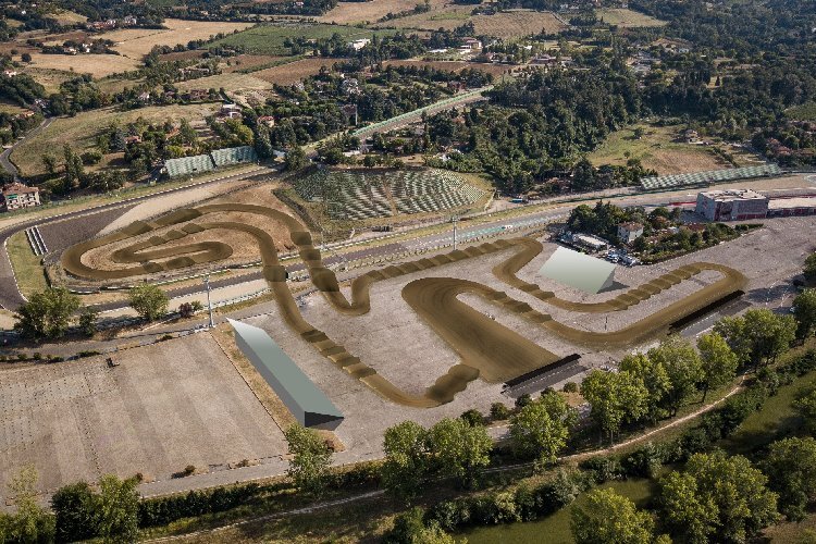 So sieht die MX-Piste in Imola aus