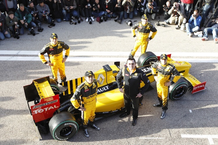 Renault-Team mit «Hornisse»