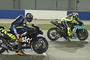 Luca Marini bei Startübungen mit Bruder Valentino Rossi
