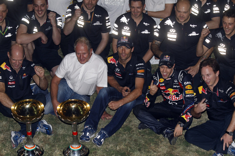 Red Bull Racing feiert den 11. Saisonsieg