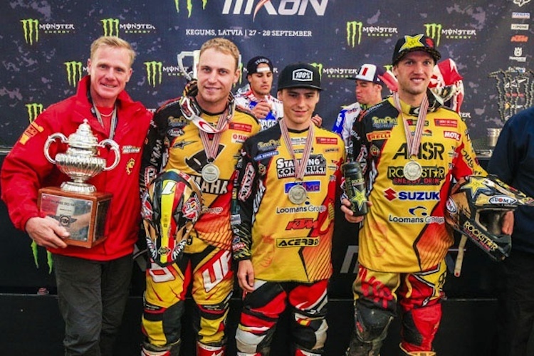 Jeremy Van Horebeek, Julien Lieber und Kevin Strijbos wollen 2015 den Titel holen