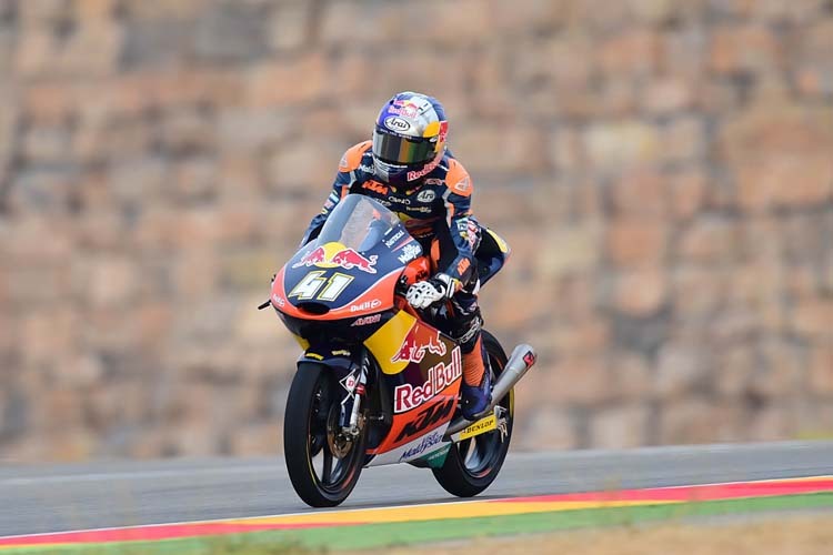 Brad Binder dominierte das zweite Moto3-Training in Aragón