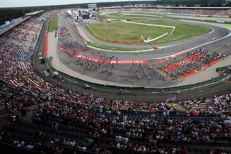 Da ist noch Platz: Der Deutschland-GP in Hockenheim lockte 2014 nur 52.000 Fans an die Strecke