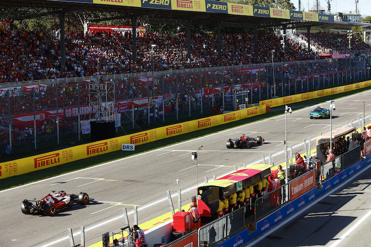 Das Rennen endete hinter dem Safety Car