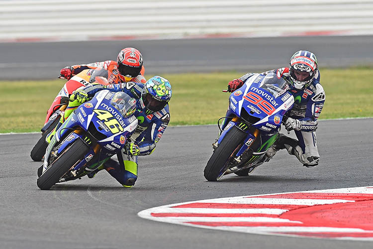 Valentino Rossi kassierte in Misano seinen ersten Strafpunkt 2015