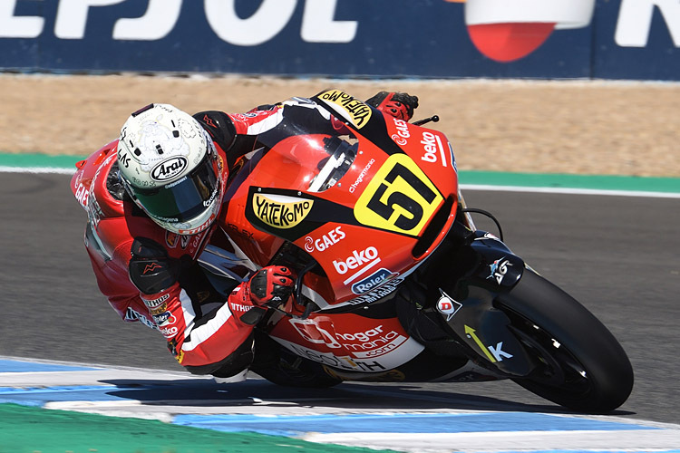 Überlegener Sieg von Edgar Pons im Rennen der Moto2-EM in Jerez