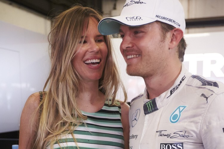 Nico Rosberg mit seiner Frau Vivian