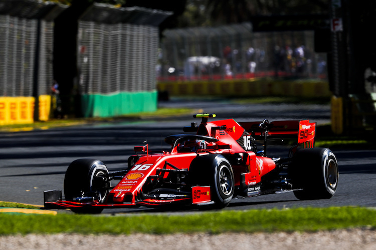 Charles Leclerc blieb konstant langsamer als Sebastian Vettel