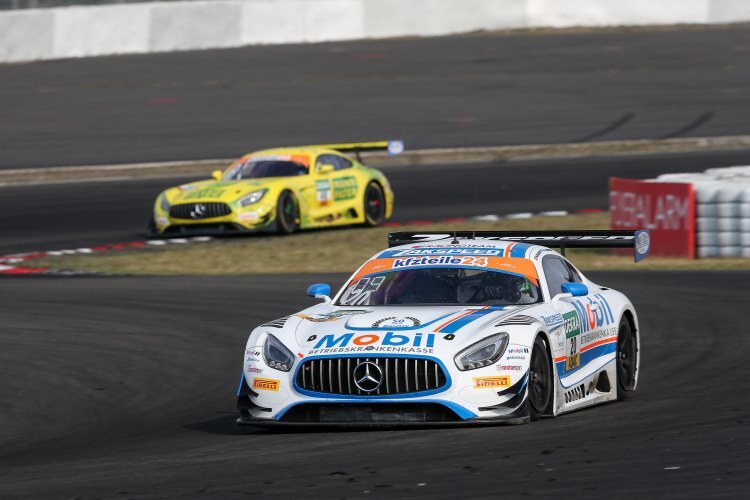 Pole-Position beim ADAC GT Masters auf dem Nürburgring für den Mercedes-AMG GT3 vom Team Zakspeed