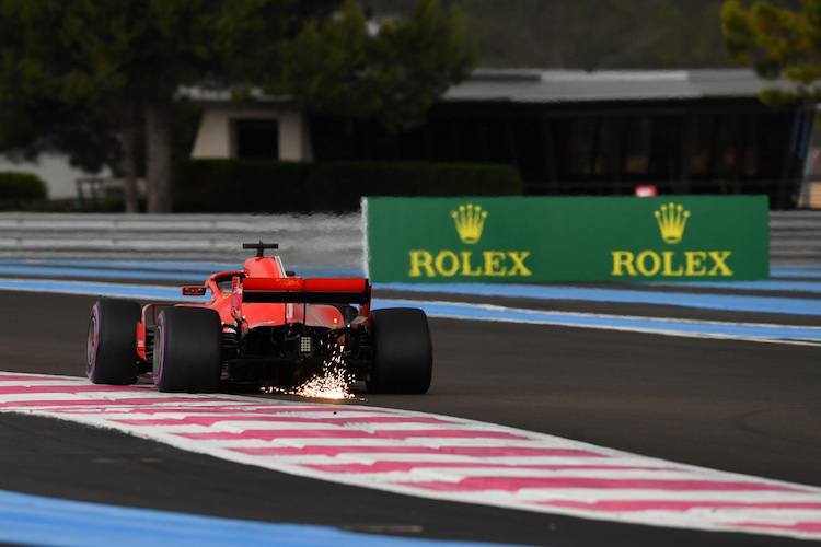 Sebastian Vettel erlebte einen schwierigen Start in Frankreich
