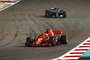 Sebsatian Vettel in Bahrain vor Valtteri Bottas