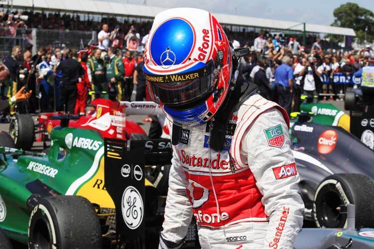 Wieder Pech für Jenson Button in Silverstone