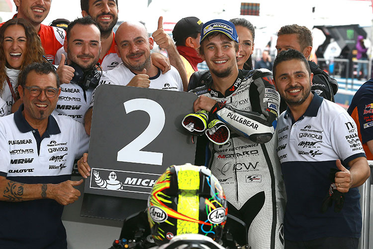 Karel Abraham feierte mit dem Aspar-Team in Argentinien Startplatz 2