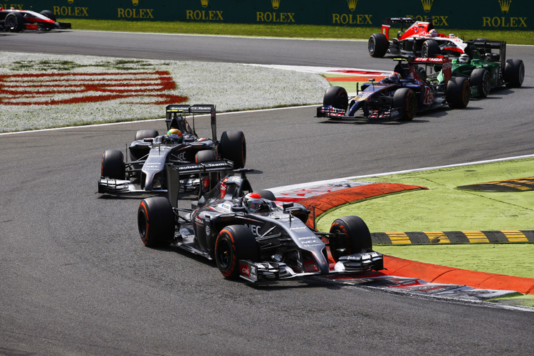 Die beiden Sauber in Monza: Nur unter ferner liefen