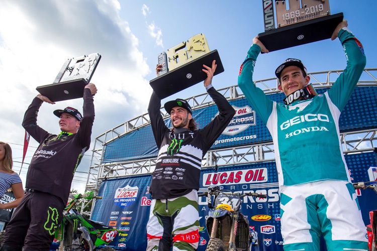 Dylan Ferrandis gewann in Unadillla vor Adam Cianciarulo und Chase Sexton