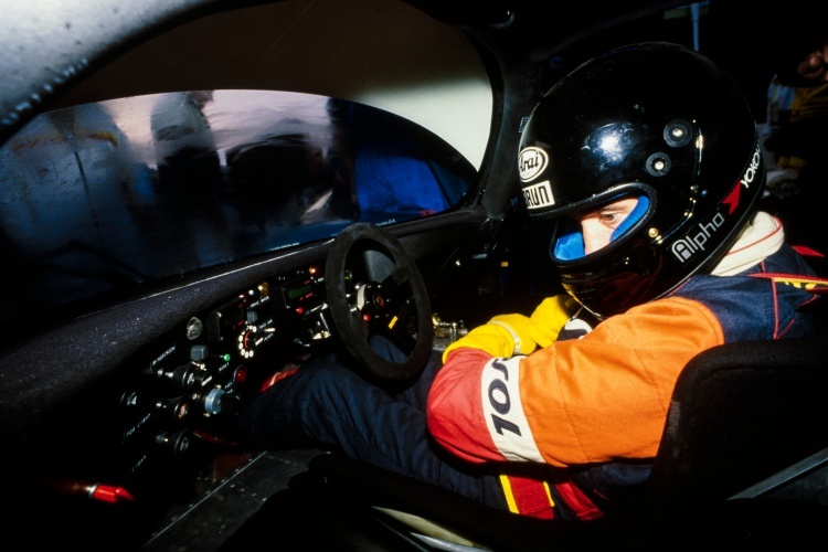 Walter Lechner senior im Porsche 962C bei den 24h von Le Mans 1989