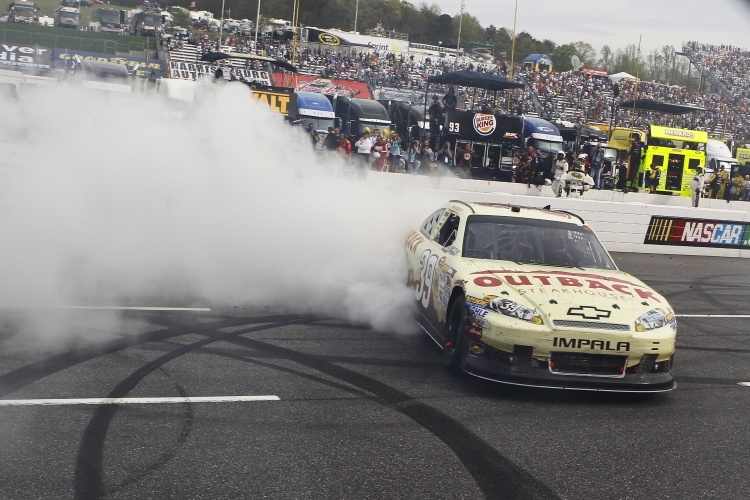 Ryan Newman feierte einen äusserst glücklichen Sieg