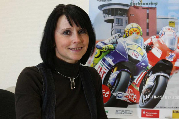 Heike Leonhardt, die neue Pressechefin des Sachsenrings