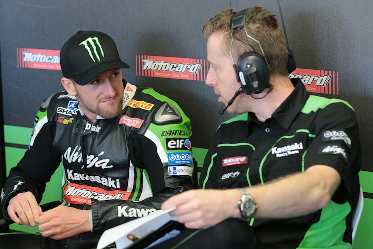 Tom Sykes und sein Chefmechaniker Marcel Duinker