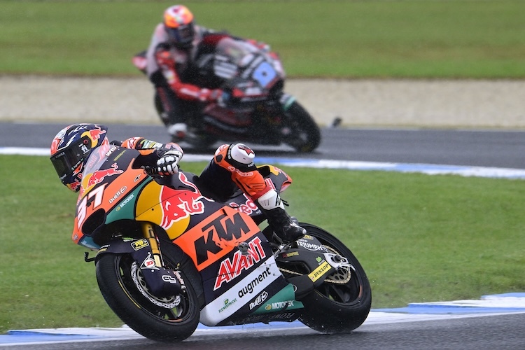 Pedro Acosta konnte trotz Crash in der Besichtigungsrunde am Rennen in Phillip Island teilnehmen