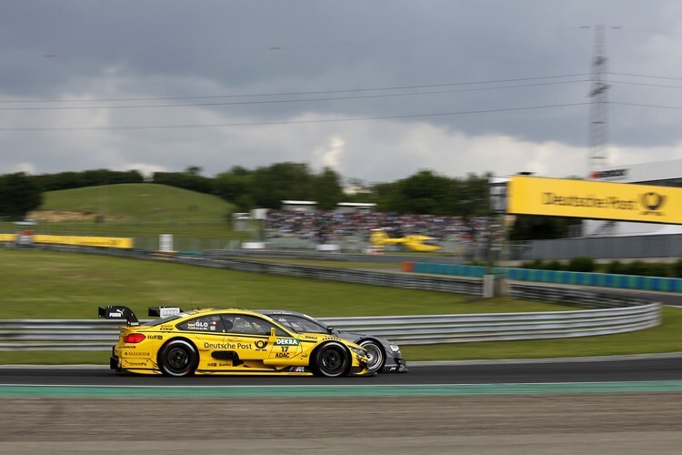 Timo Glock und Edo Mortara 2014 in Ungarn