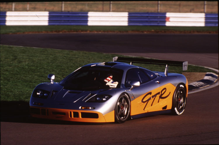John Nielsen im Werkstestauto F1 GTR 1995