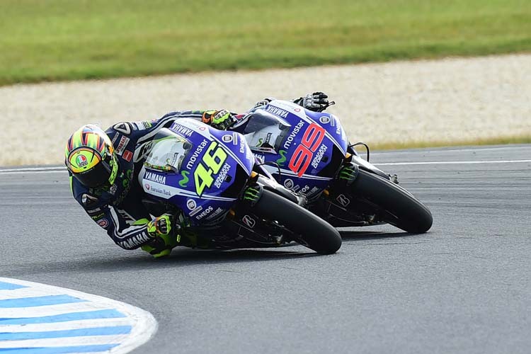 Vier Yamaha-Siege in vier Rennen für Valentino Rossi und Jorge Lorenzo