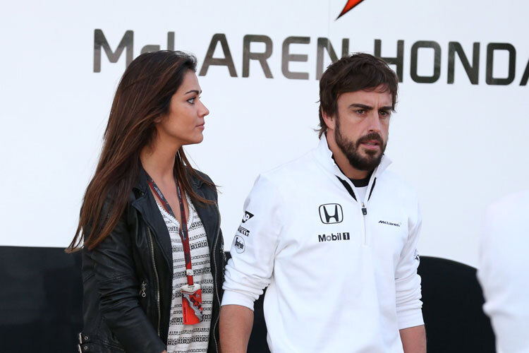 Fernando Alonso mit Freundin Lara Alvarez