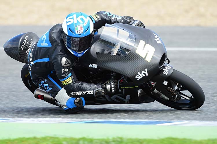 Romano Fenati in Jerez