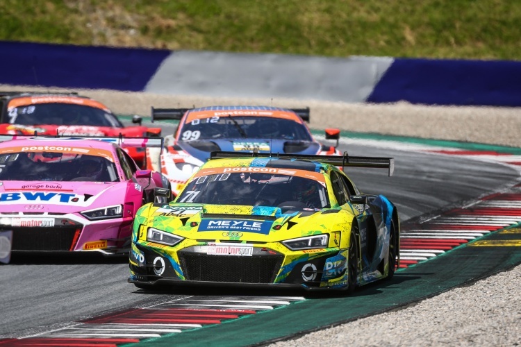 Bunter Rennwagen: Der Audi R8 LMS von T3 Motorsport