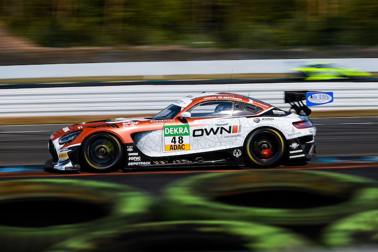  Elias Seppänen fuhr im Landgraf Mercedes-AMG GT3 die Tagesbestzeit in Hockenheim