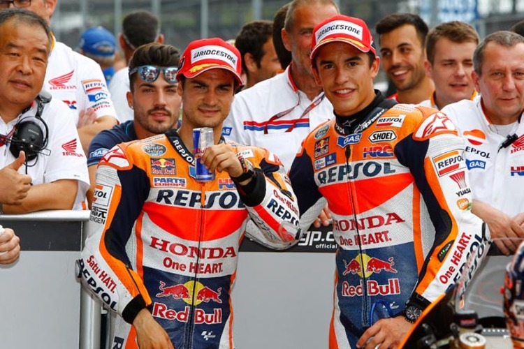 Jubel bei Repsol-Honda: Márquez und Pedrosa auf den besten Startplätzen