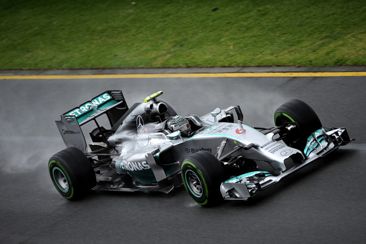 Nico Rosberg (Mercedes) stürmt zu Startplatz 3