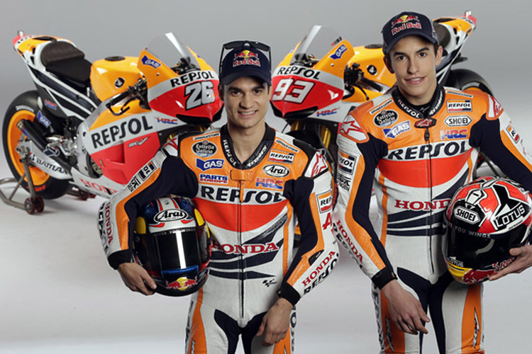 Dani Pedrosa und Marc Márquez