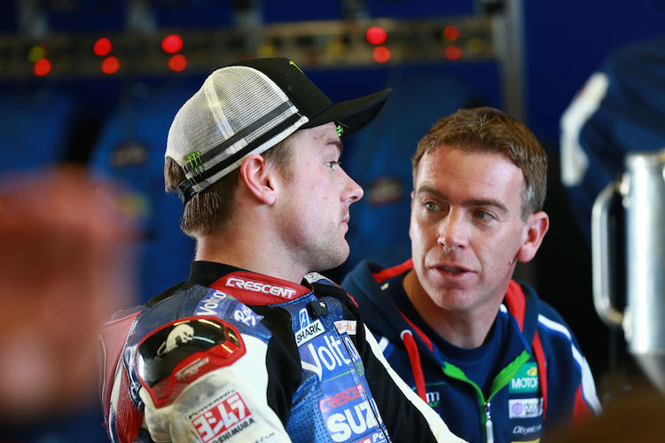 Paul Denning (re) mit Alex Lowes