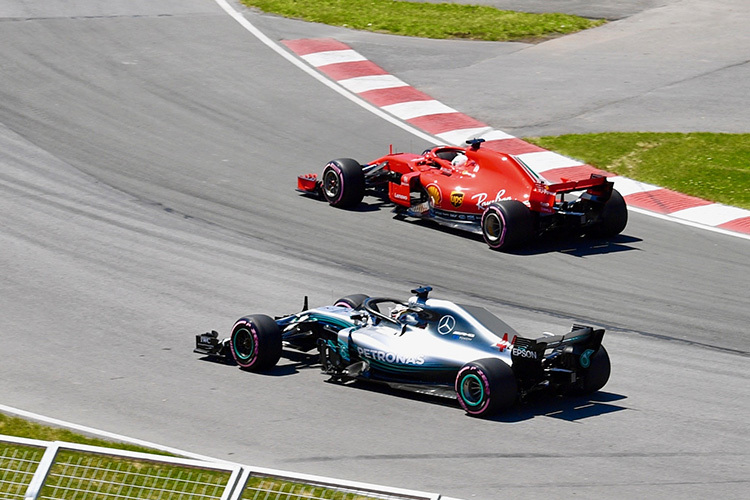 Sebastian Vettel gegen Lewis Hamilton, die nächste Runde