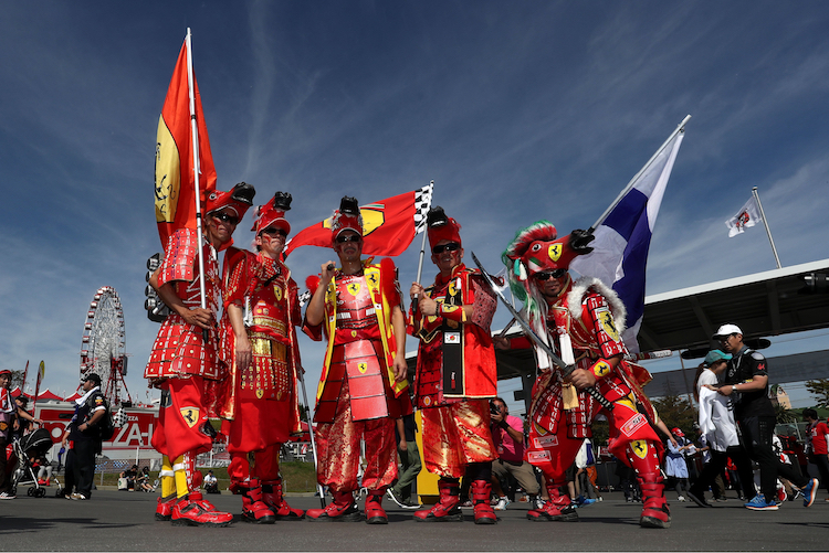 Die Fans in Japan sind leidenschaftlich, dennoch verzeichnete der GP in Suzuka den grössten Rückgang bei den Besucherzahlen